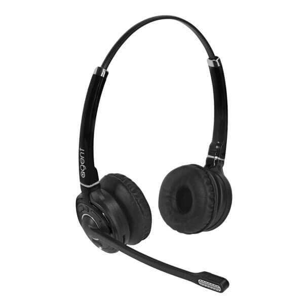 Computer Headset Agent Agent AW60 Binaural DECT Headset - PC/Deskphone | Headset Store